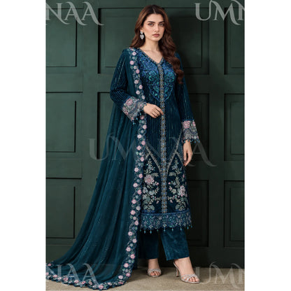 UA-314 Embroidered Luxury Velvet Collection | Umnaa