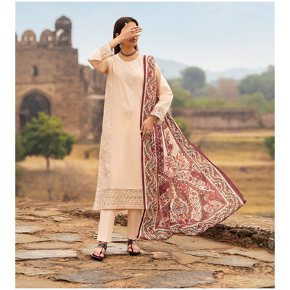 UCA-17 3 Pc Embroidered Lawn Ready to Wear Collection by Casuallite