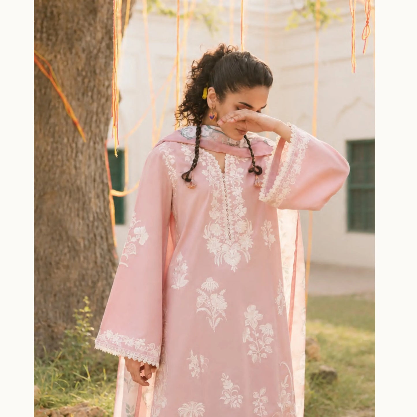 UCA-43 "HER" Collection Embroidered Cambric Cotton by Casuallite 3 Piece Suit for Women | Ready to Wear Pakistani Dress