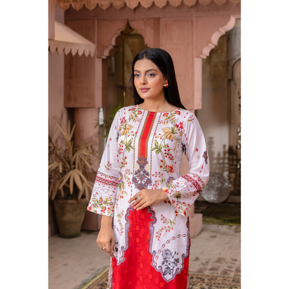 Printed Lawn Co-Ords Set 2 Pc | Ready to Wear | Rangz
