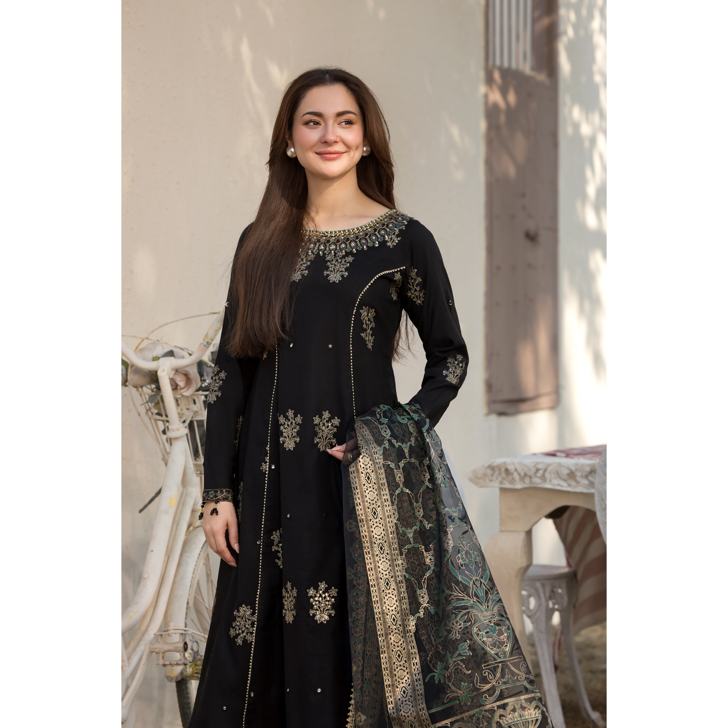 UAL-02 3 Pc Cotton Jacquard Ready to Wear Collection | Simrans