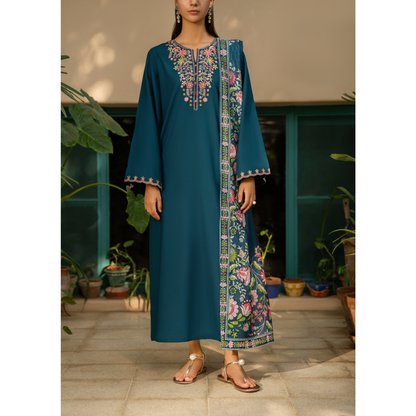 UCA-29 "Misha" Embroidered Linen Ready to Wear Winter Collection by Casuallite