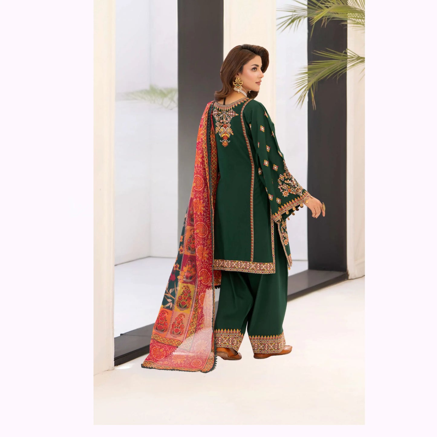 KC-1557 "Ferisha" Embroidered Festive Collection by Karma Collection