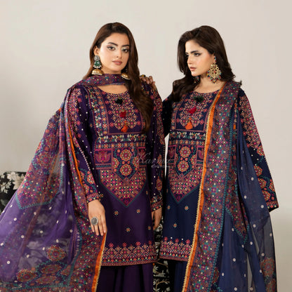 KC-1582 "AYRA" Embroidered Cambric Cotton Collection by Karma Collection