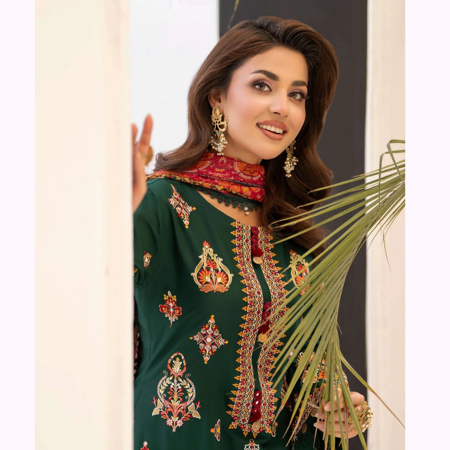 KC-1557 "Ferisha" Embroidered Festive Collection by Karma Collection