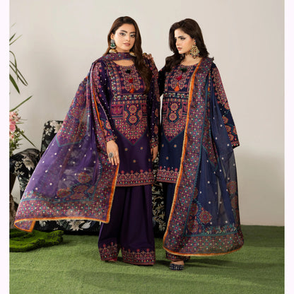 KC-1582 "AYRA" Embroidered Cambric Cotton Collection by Karma Collection