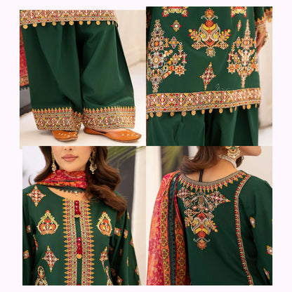 KC-1557 "Ferisha" Embroidered Festive Collection by Karma Collection