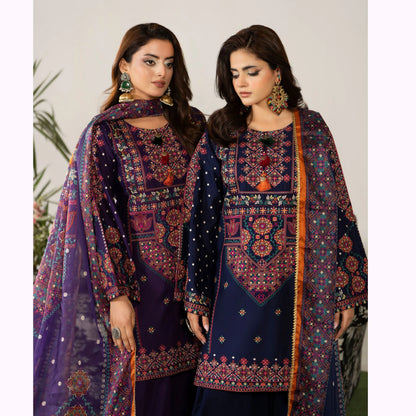KC-1582 "AYRA" Embroidered Cambric Cotton Collection by Karma Collection