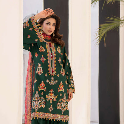 KC-1557 "Ferisha" Embroidered Festive Collection by Karma Collection
