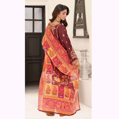 KC-1557 "Ferisha" Embroidered Festive Collection by Karma Collection