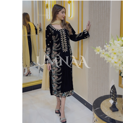 Luxury Embroidered Handwork Velvet Collection