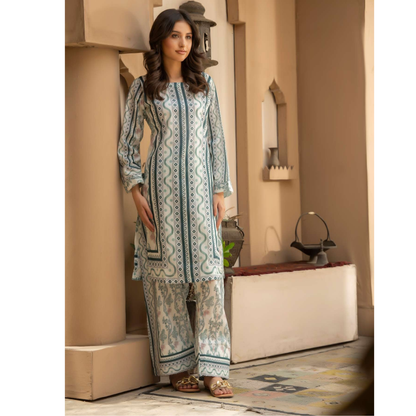 UMRZ-45 2 Pc Printed Cotton Co-Ord set |Ready to Wear| Rangz