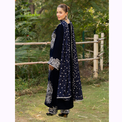 F-491 "Sehar" Embroidered Velvet Collection by Karma Collection