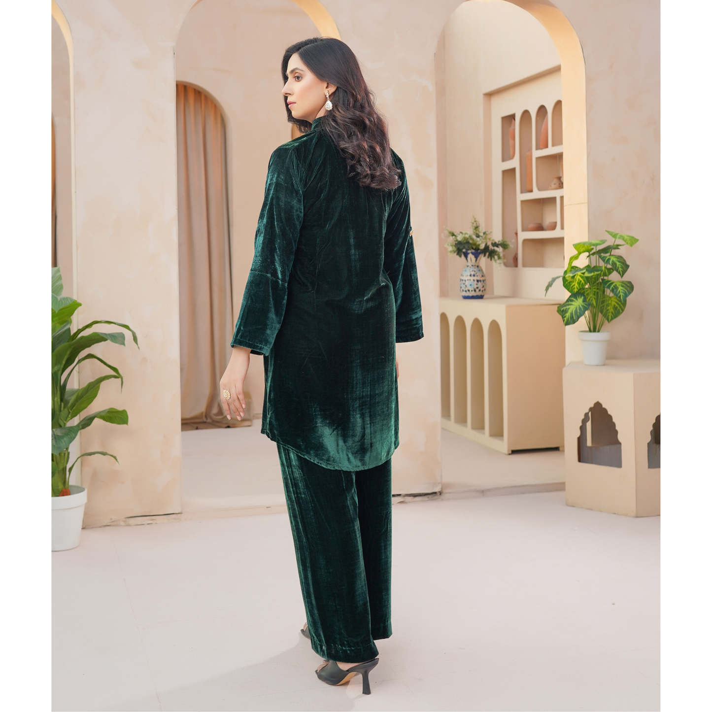 UMS-46 Velvet Co-Ords set by Simrans | Ready to Wear | Asian Clothes