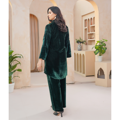 UMS-46 Velvet Co-Ords set by Simrans | Ready to Wear | Asian Clothes