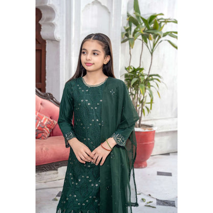 UMRZ-54 "Image Kari" Linen Festive Mother & Daughter Collection by Rangz