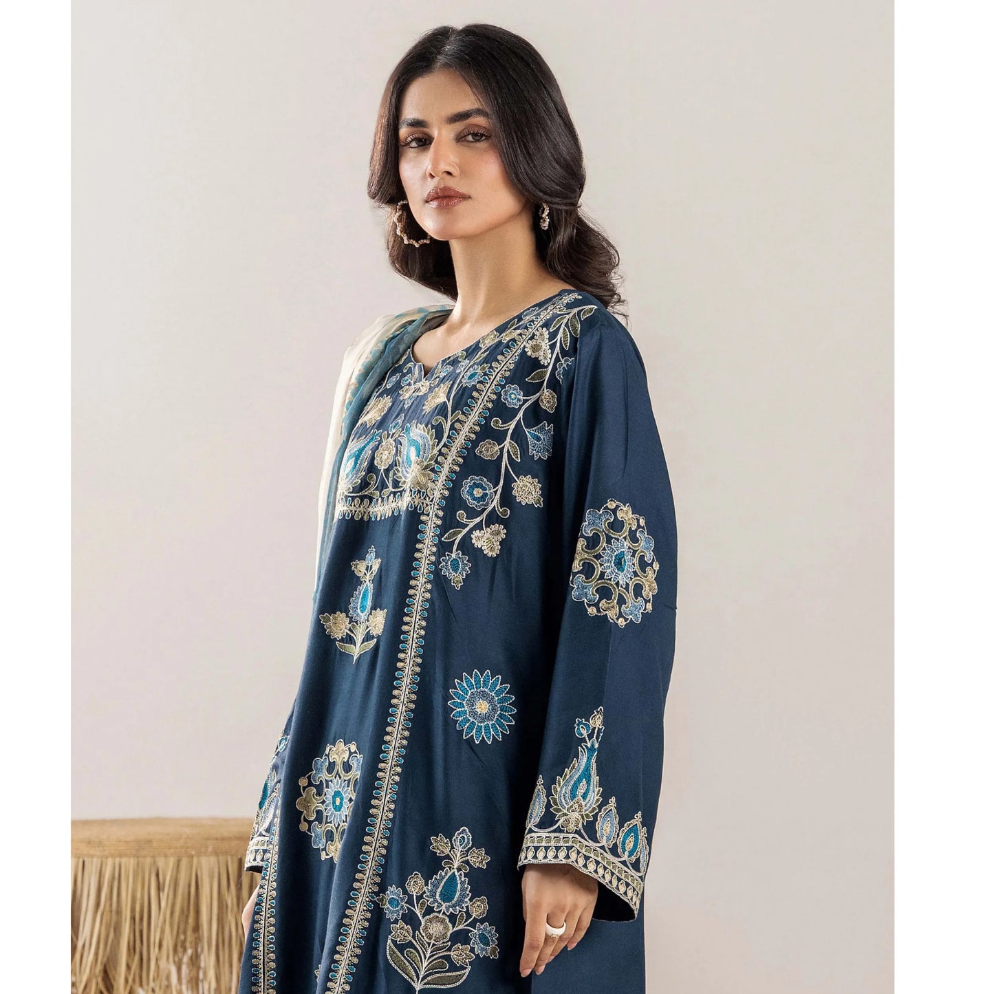 UTT-18 VOL 2 Embroidered Printed Linen Festive Collection by Traditional Thread