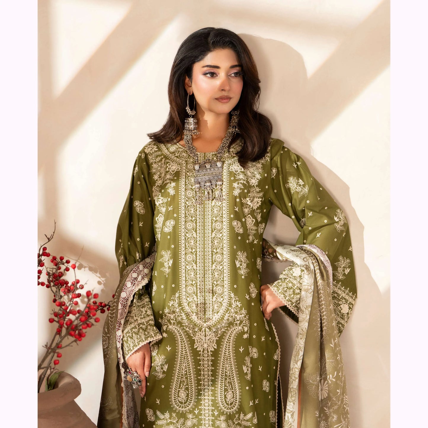 KC-1560 "Ferisha" Embroidered Festive Collection by Karma Collection