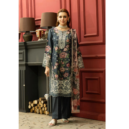 UMRZ-58 Embroidered Linen Collection 3 Pc By Rangz Asian clothes Ready to Wear