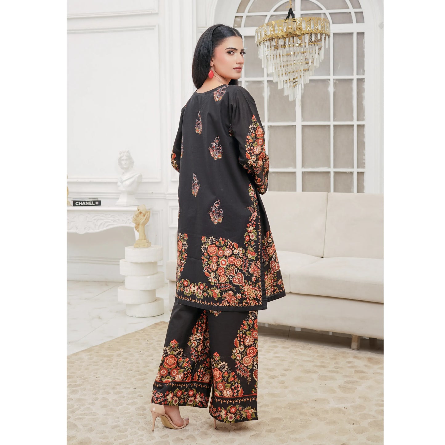 UMS-60 "Attire" Lawn 2 Piece Co-Ords Set by Simrans