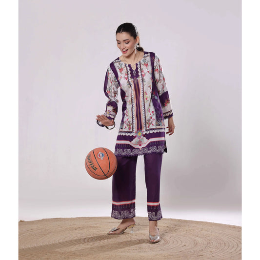 USN-18 Daily Pret Vol'8 Printed Lawn Co-Ords Set by Saphron