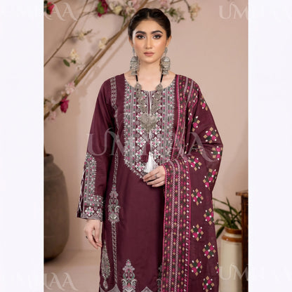 UA-195 Embroidered Cotton Collection by Umnaa | Ready to Wear Pakistani Asian Clothing Regular price£44.99 GBP