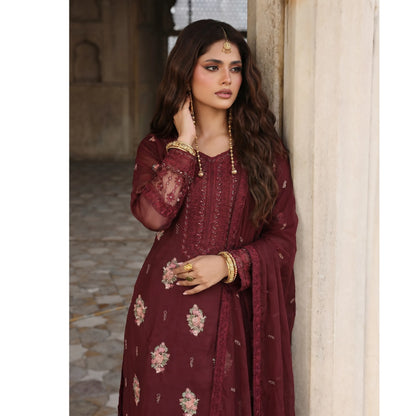 UA-201 Embroidered Cotton Festive Collection By Umnaa | Ready to Wear Pakistani Asian clothes