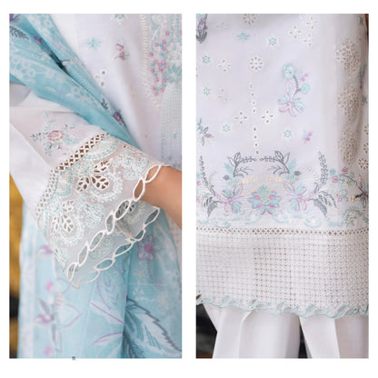 RA-31 Range-e-Eid Embroidered Lawn 3 Piece Collection by Raniya.h | Ready to Wear Pakistani Asian clothes