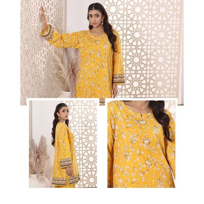 USN-19 Daily Pret Vol'8 Printed Lawn Co-Ords Set by Saphron Casual Co Ord Set Pakistani
