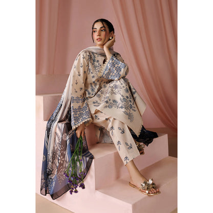 UE-02 "Printed Essential" by Esra Fashion Summer Printed Lawn 3 Piece Collection | Pakistani Asian Clothes