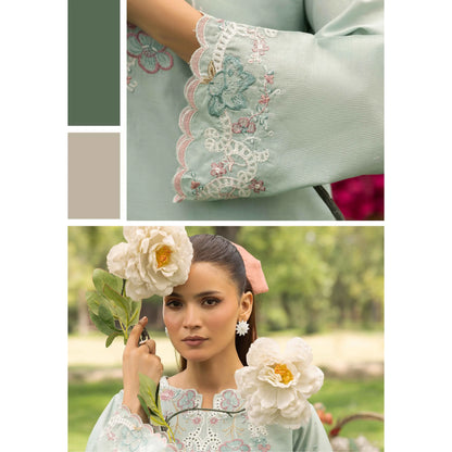 UMS-66 "Image Kari" Embroidered Lawn Co-Ords Set by Simrans | Ready to Wear Pakistani Asian clothes