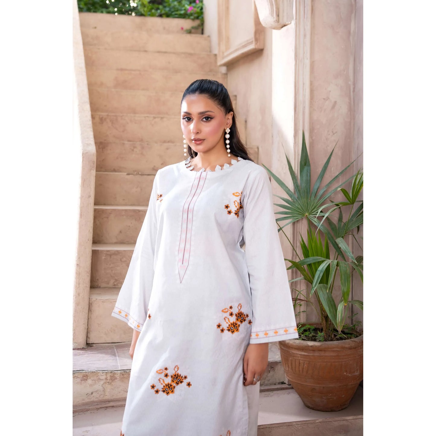 UMRZ-64 "Reat" by Rangz Embroidered Lawn Co Ord set collection| Ready to Wear Pakistani Asian clothes