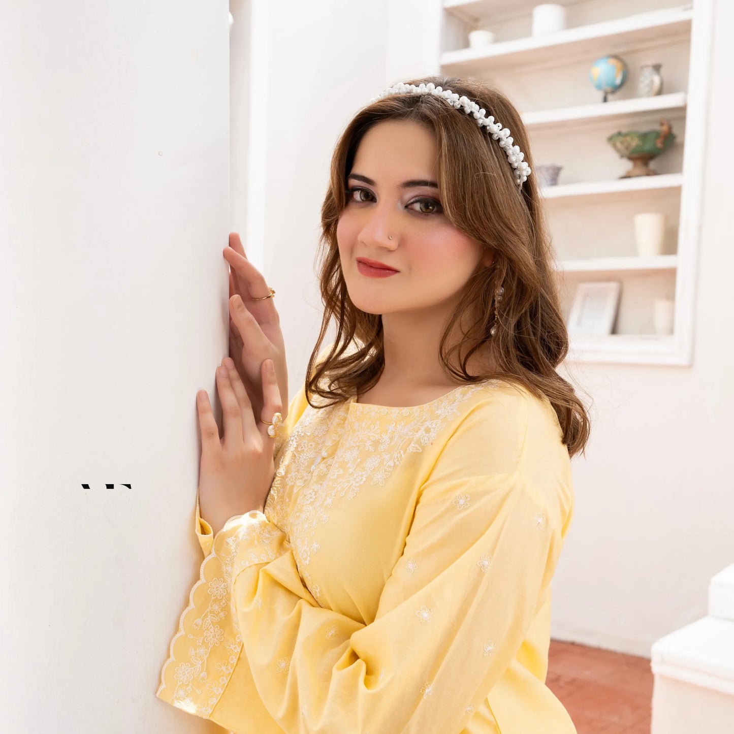 UA-243 Embroidered Lawn Summer Lawn Co-Ords Set by Umnaa