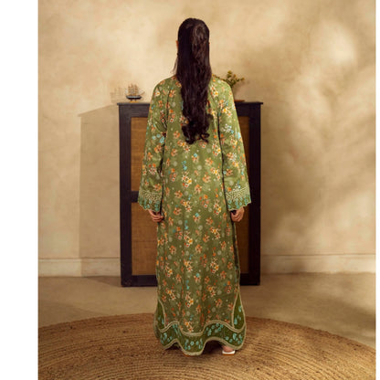 UGL-01 Printed Lawn Kaftan 2 Piece Set by Guzel