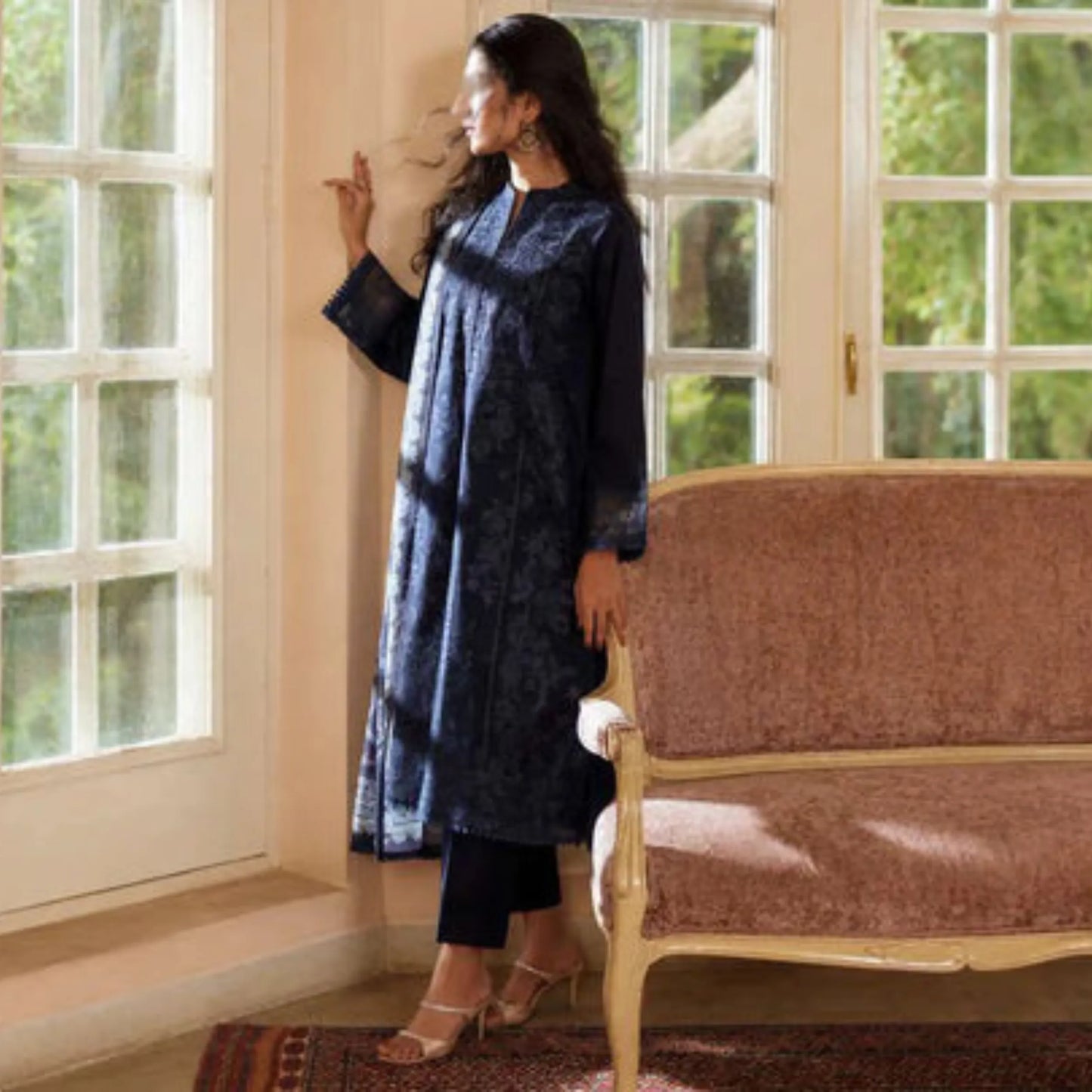 UCA-47 "Sakoon" Embroidered Cambric 3 Pc Collection | Casuallite