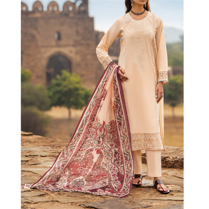 UCA-17 3 Pc Embroidered Lawn Ready to Wear Collection by Casuallite