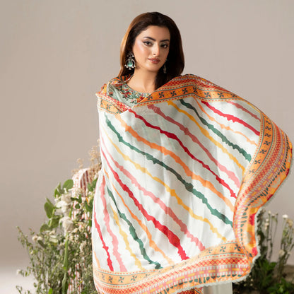 KC-1581 "AYRA" Embroidered Cambric Cotton Collection by Karma Collection