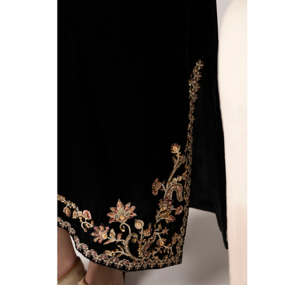 RA-26 Velvet Kaftan Dress Collection| Embroidered 1 Piece Festive Wear