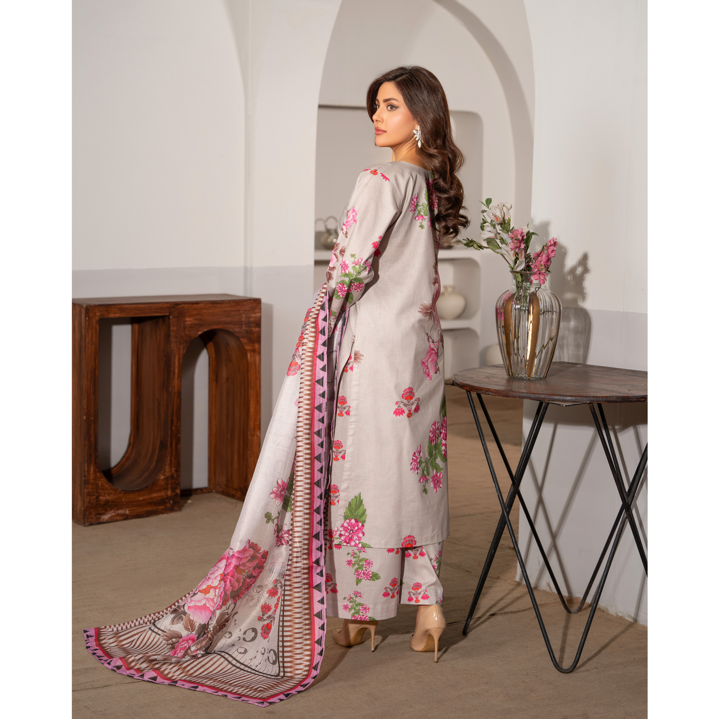 RA-14 3 Pc Embroidered printed Lawn Collection | Raniya.h |