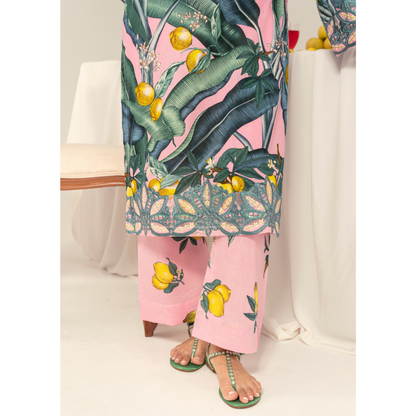 UA-94 3 Pc Embroidered Printed Summer Lawn | Ready to Wear | Umnaa