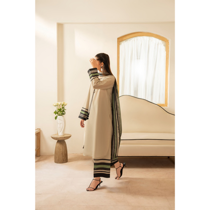 UCA-26 "Gul e Jana" Viscose Silk 3 Pc Collection by Casuallite