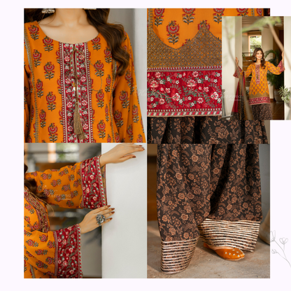 "Khumaar" Embroidered Georgette Collection by karma Collection Asian Wear Pakistani Dresses