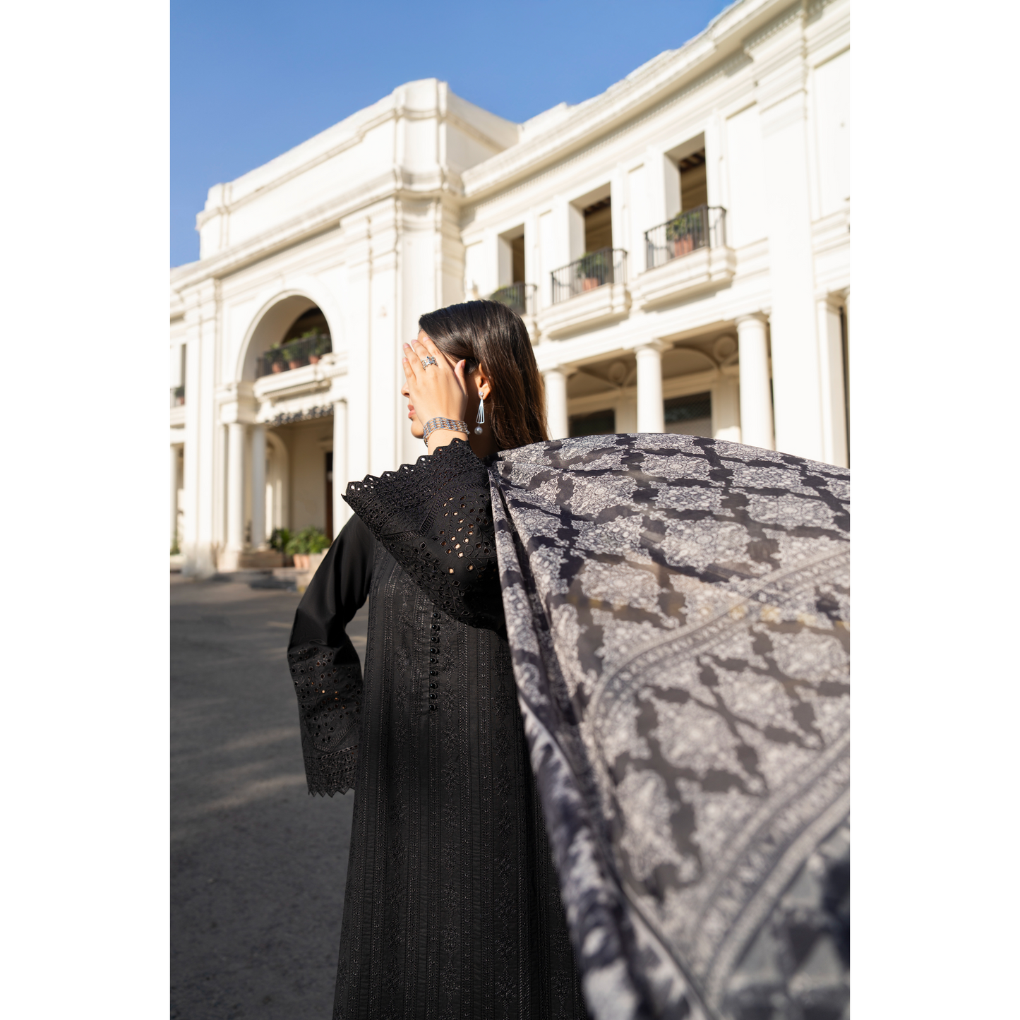 UCA-22 3 pc Summer Cotton Lawn Monochrome Collection | Ready to Wear | Casuallite