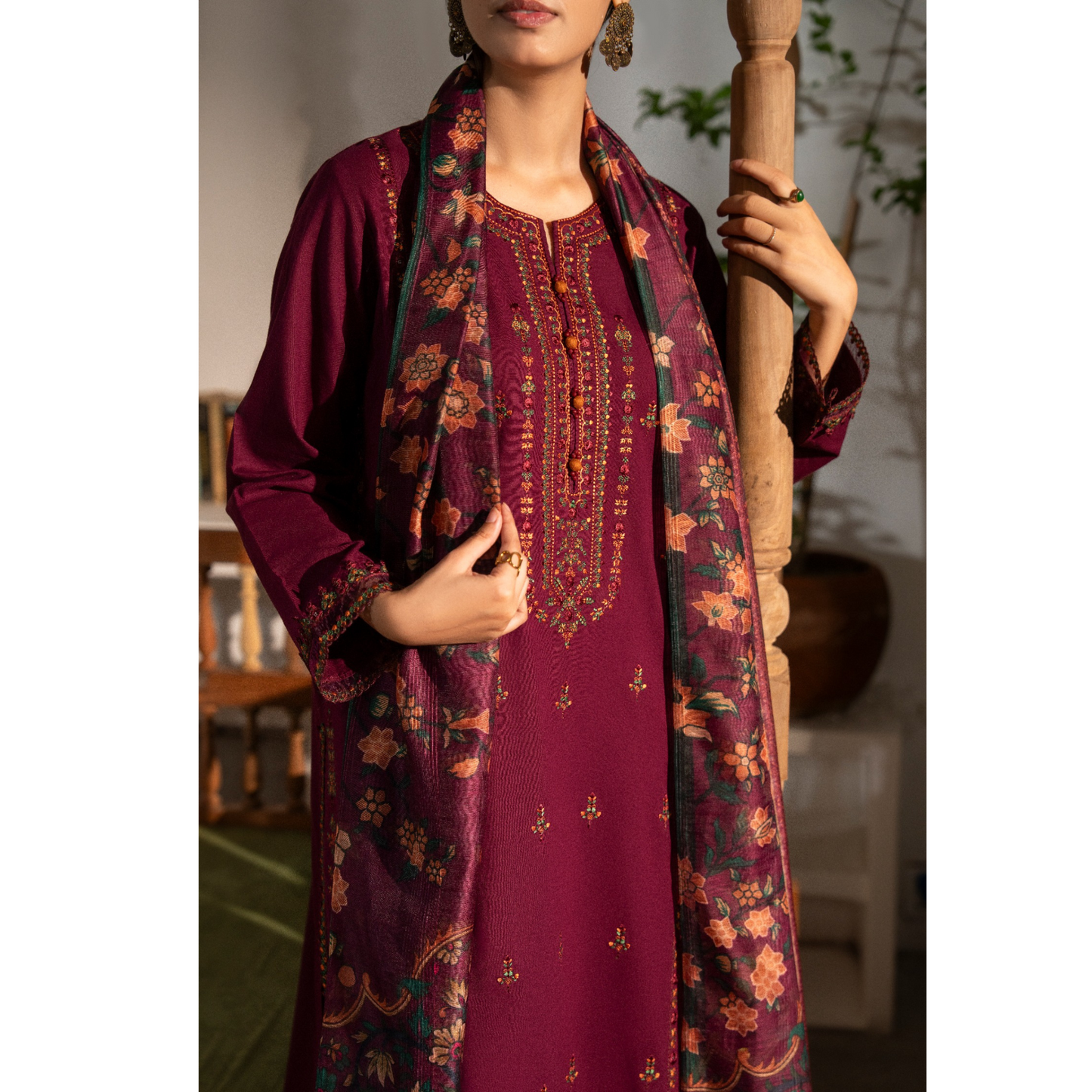 UCA-24 "Saavan" Premium Cotton Embroidered Collection by Casuallite