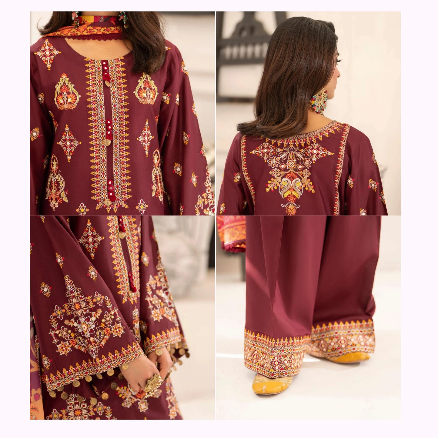 KC-1557 "Ferisha" Embroidered Festive Collection by Karma Collection