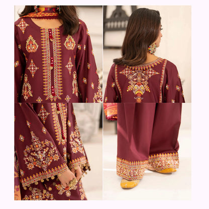 KC-1557 "Ferisha" Embroidered Festive Collection by Karma Collection