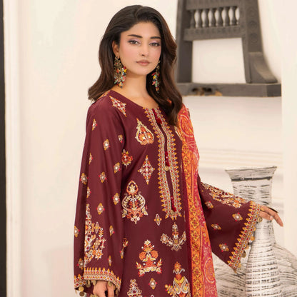 KC-1557 "Ferisha" Embroidered Festive Collection by Karma Collection