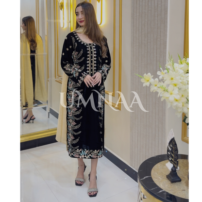Luxury Embroidered Handwork Velvet Collection