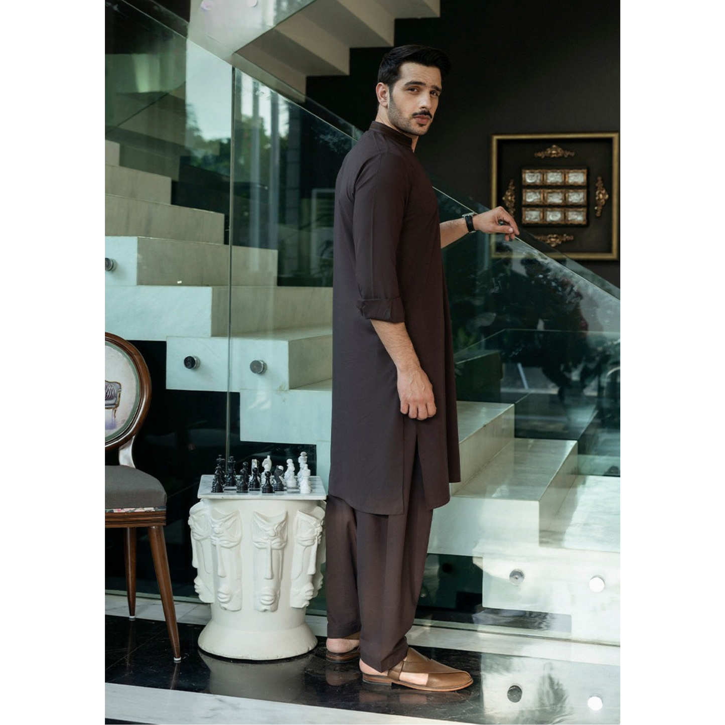 2 Pc Mens Shalwar kameez Collection-Asim Jofa