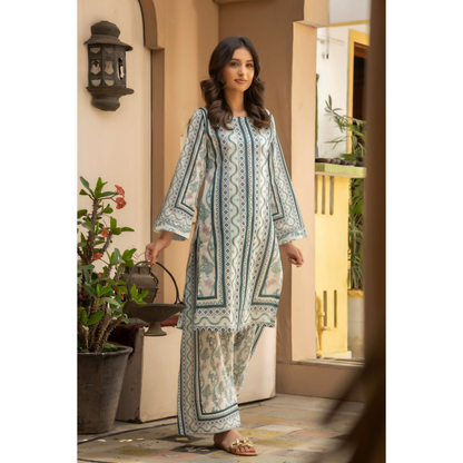UMRZ-45 2 Pc Printed Cotton Co-Ord set |Ready to Wear| Rangz